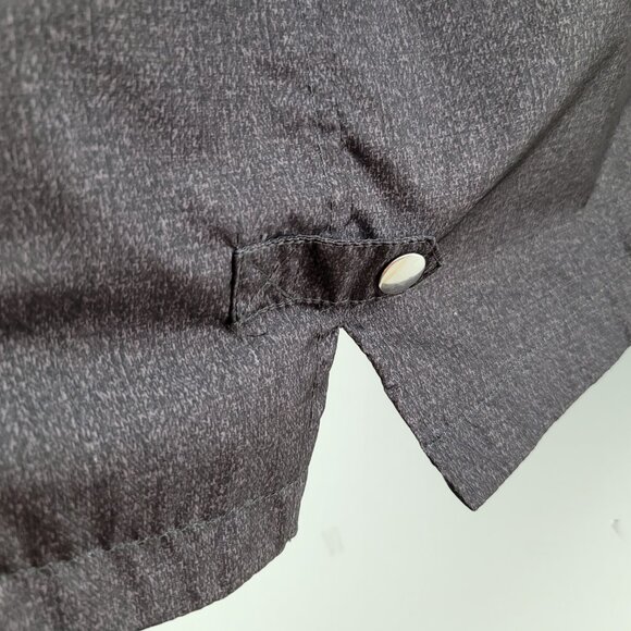 Packable Jacket Womens Plus 1x Gray "Parka In A Pocket" Hooded Zip Intl Details - Picture 12 of 15